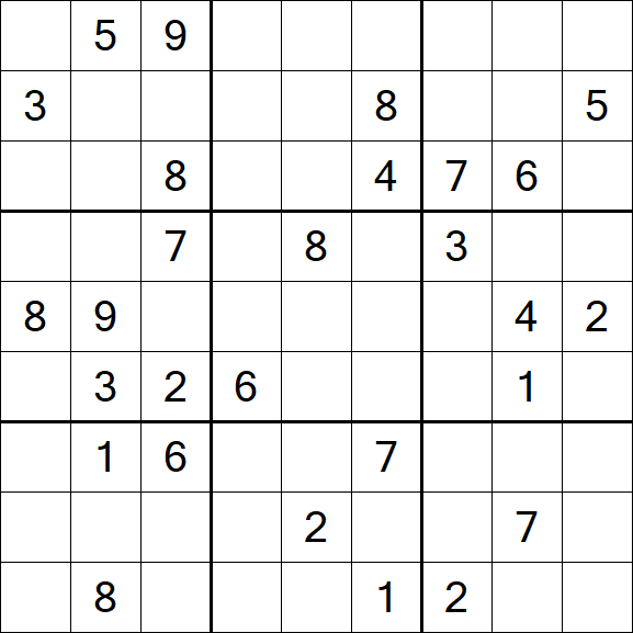 Sudoku - Schwierig