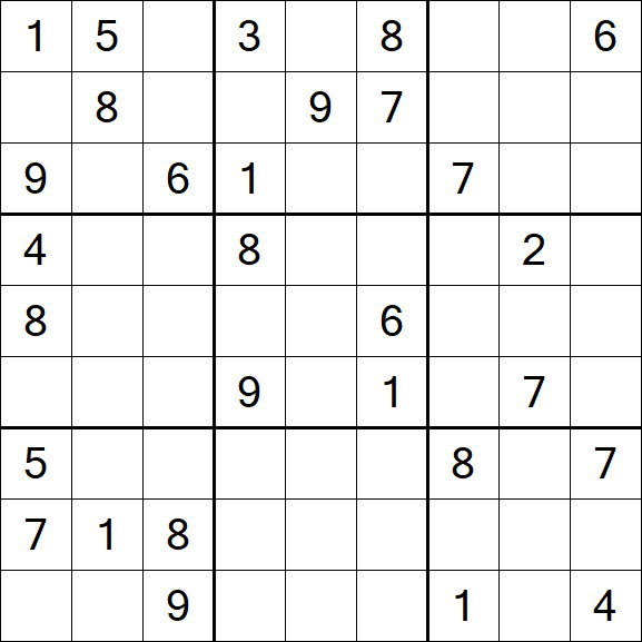 Sudoku - Schwierig