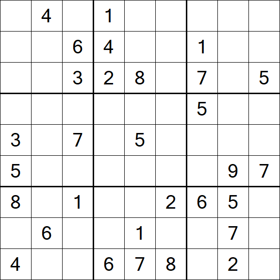 Sudoku - Schwierig