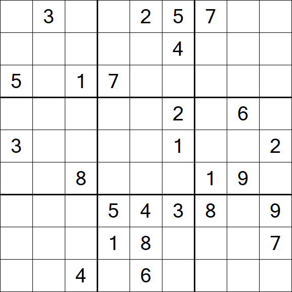 Sudoku - Schwierig