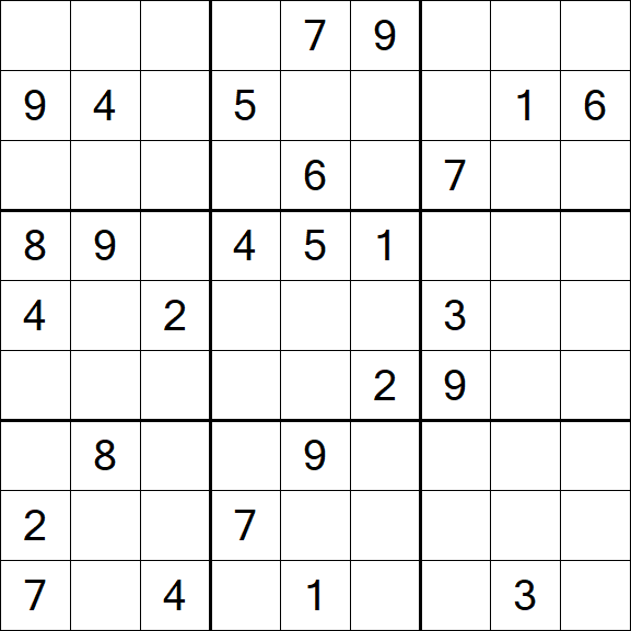 Sudoku - Schwierig