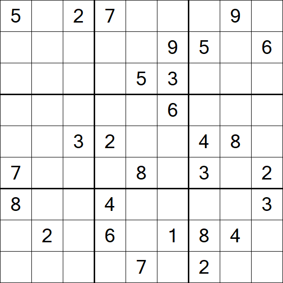 Sudoku - Schwierig