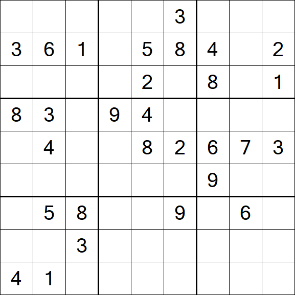Sudoku - Schwierig