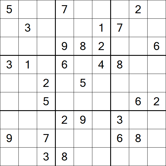 Sudoku - Schwierig