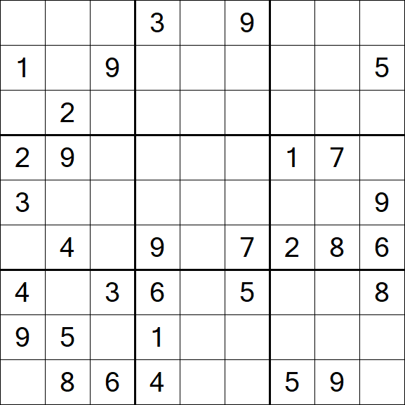 Sudoku - Schwierig
