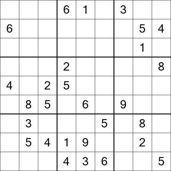 Sudoku - Schwierig