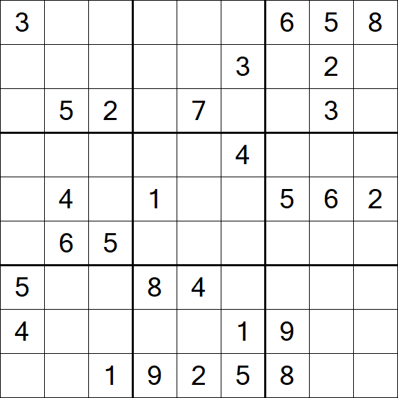 Sudoku - Schwierig