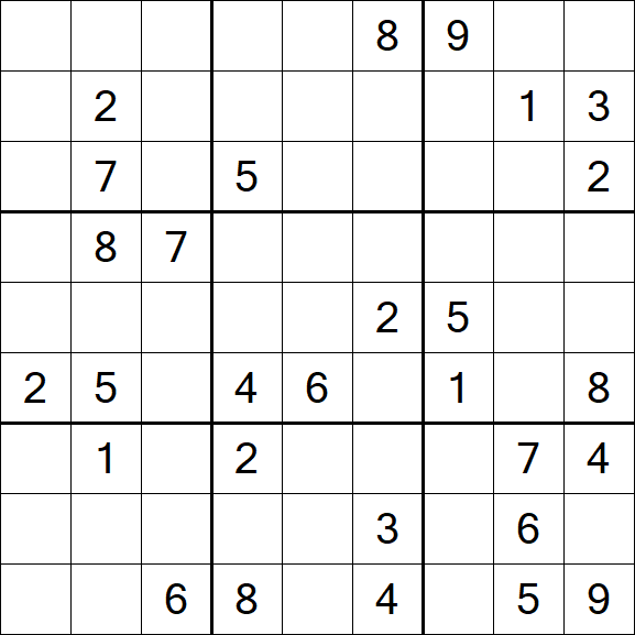 Sudoku - Schwierig