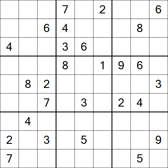 Sudoku - Schwierig