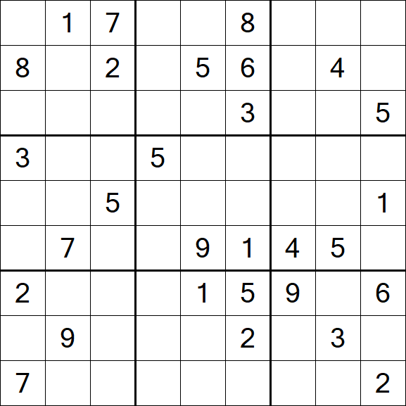 Sudoku - Schwierig