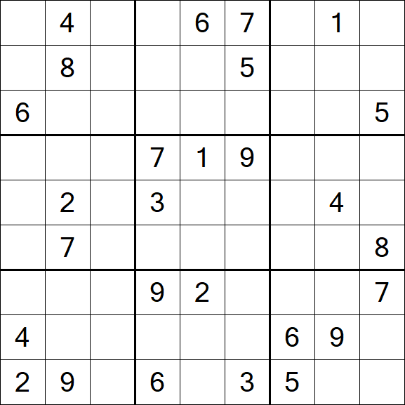 Sudoku - Schwierig