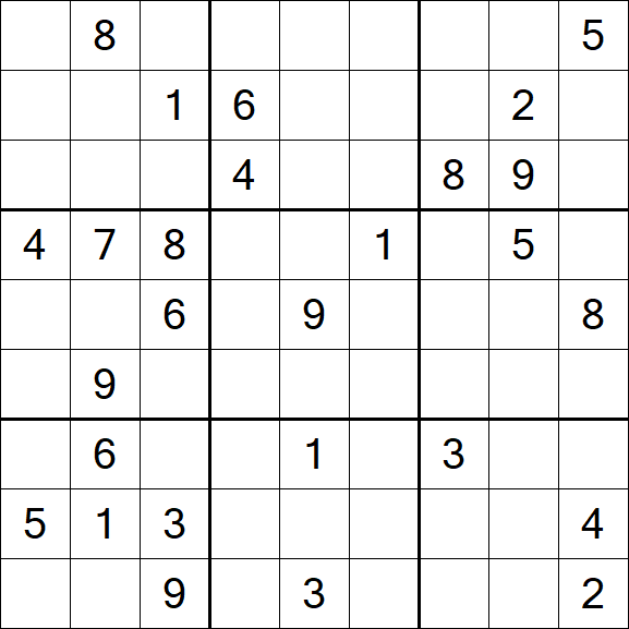 Sudoku - Schwierig