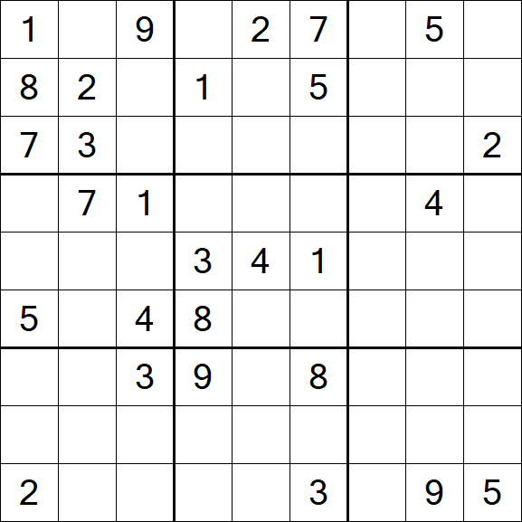 Sudoku - Schwierig