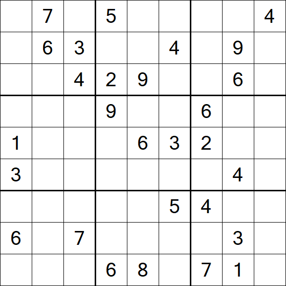 Sudoku - Schwierig