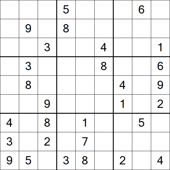 Sudoku - Schwierig
