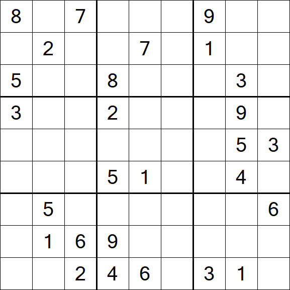 Sudoku - Schwierig