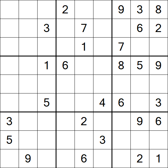 Sudoku - Schwierig