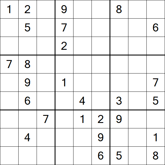 Sudoku - Schwierig