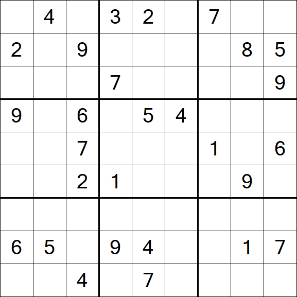Sudoku - Schwierig