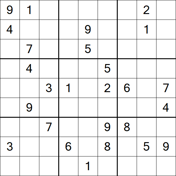 Sudoku - Schwierig