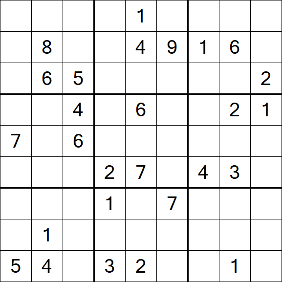 Sudoku - Schwierig