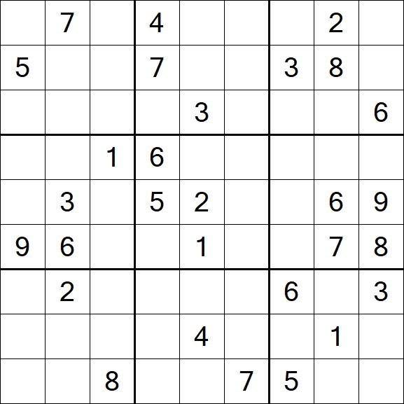 Sudoku - Schwierig