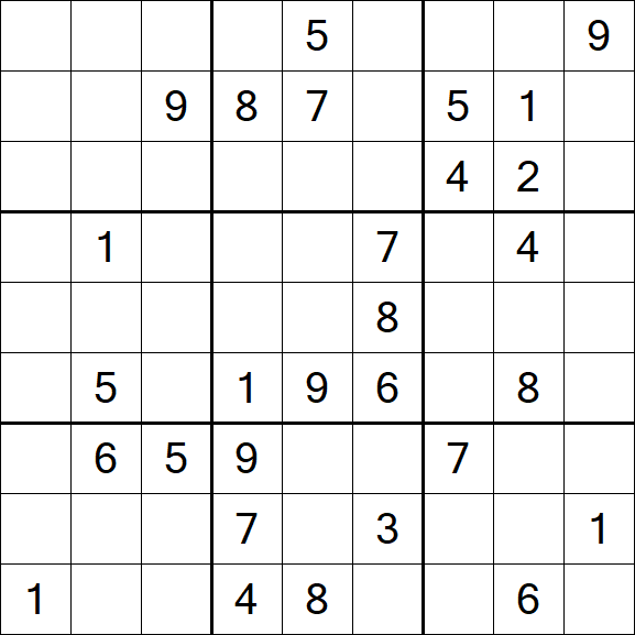 Sudoku - Schwierig