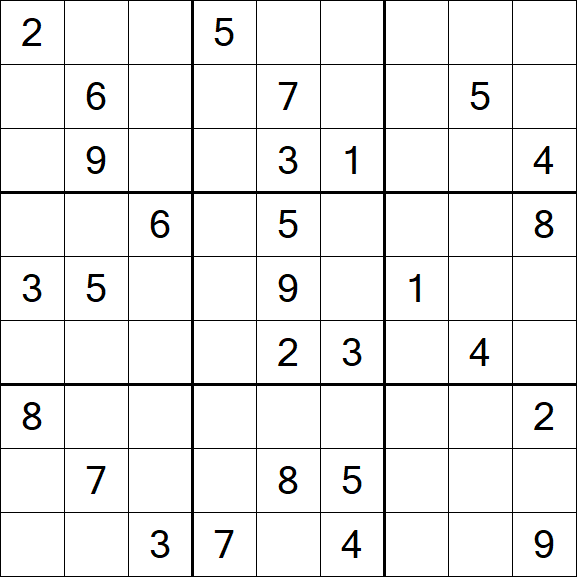 Sudoku - Schwierig