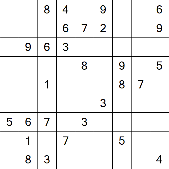 Sudoku - Schwierig