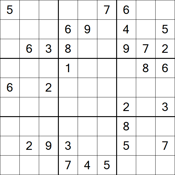 Sudoku - Schwierig