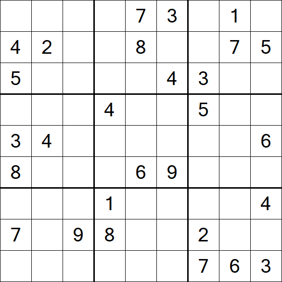 Sudoku - Schwierig