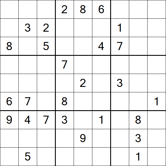 Sudoku - Difficile