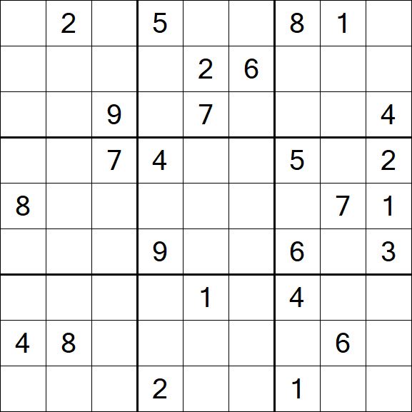 Sudoku - Difficile