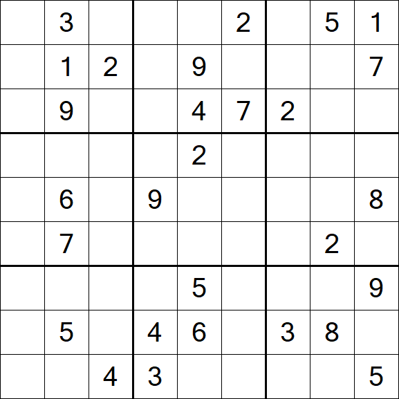 Sudoku - Difficile