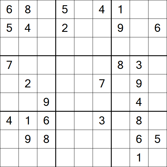 Sudoku - Difficile