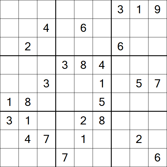 Sudoku - Difficile