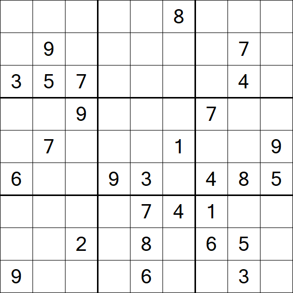 Sudoku - Difficile