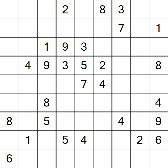 Sudoku - Difficile