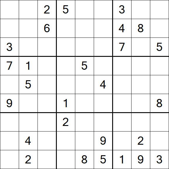 Sudoku - Difficile