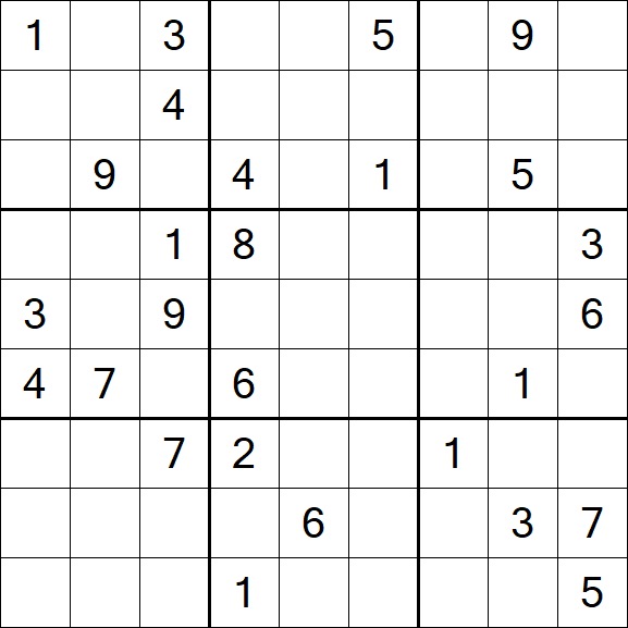 Sudoku - Difficile