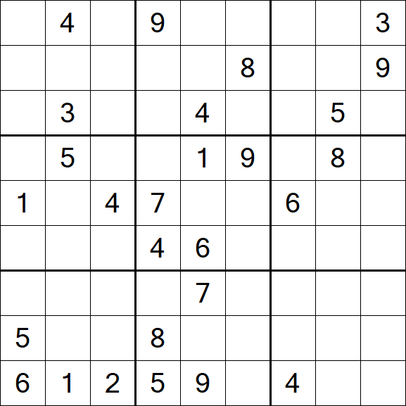 Sudoku - Difficile