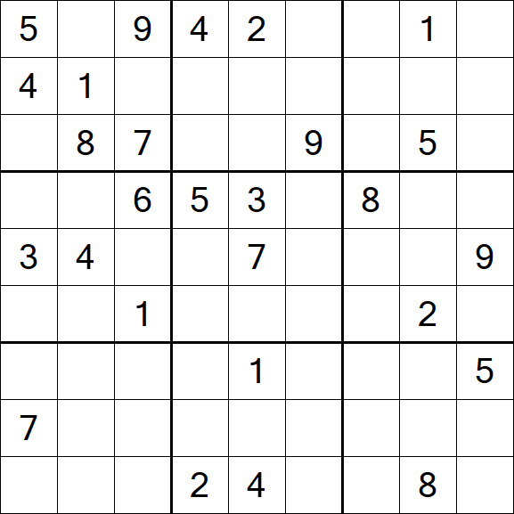 Sudoku - Difficile