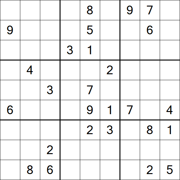 Sudoku - Difficile