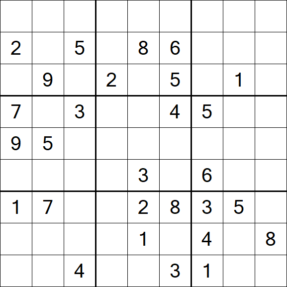 Sudoku - Difficile