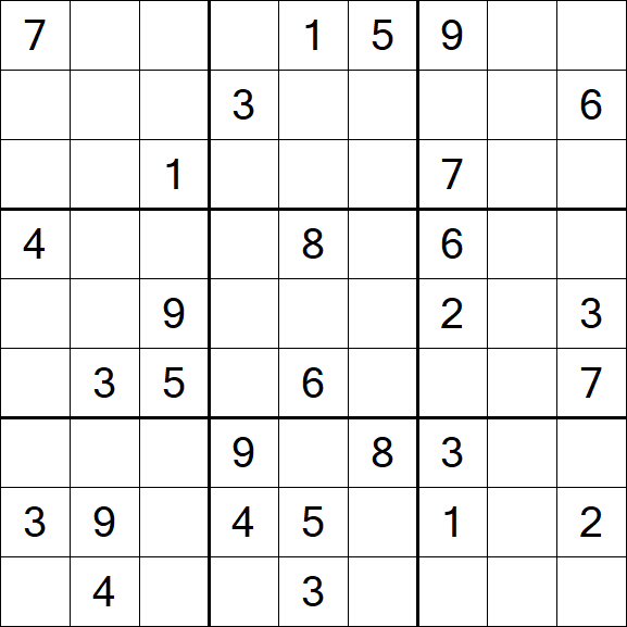 Sudoku - Difficile