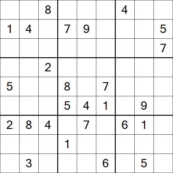 Sudoku - Difficile