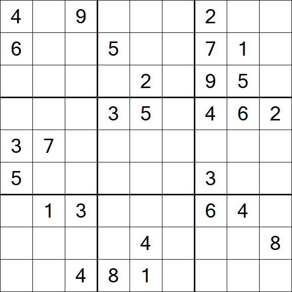 Sudoku - Difficile