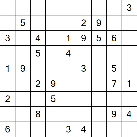 Sudoku - Difficile