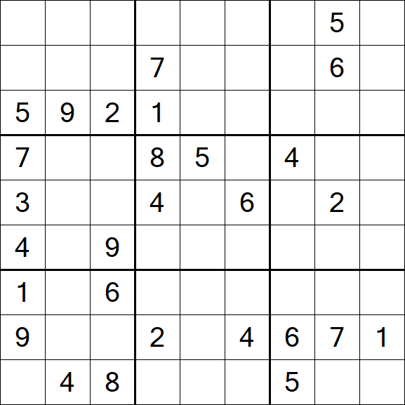 Sudoku - Difficile