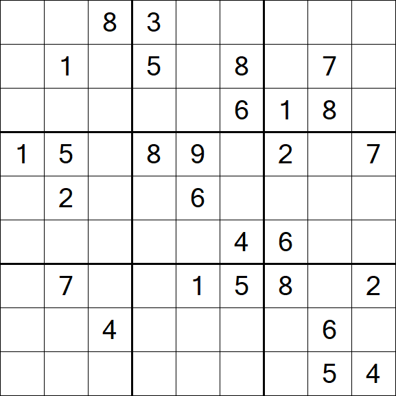 Sudoku - Difficile